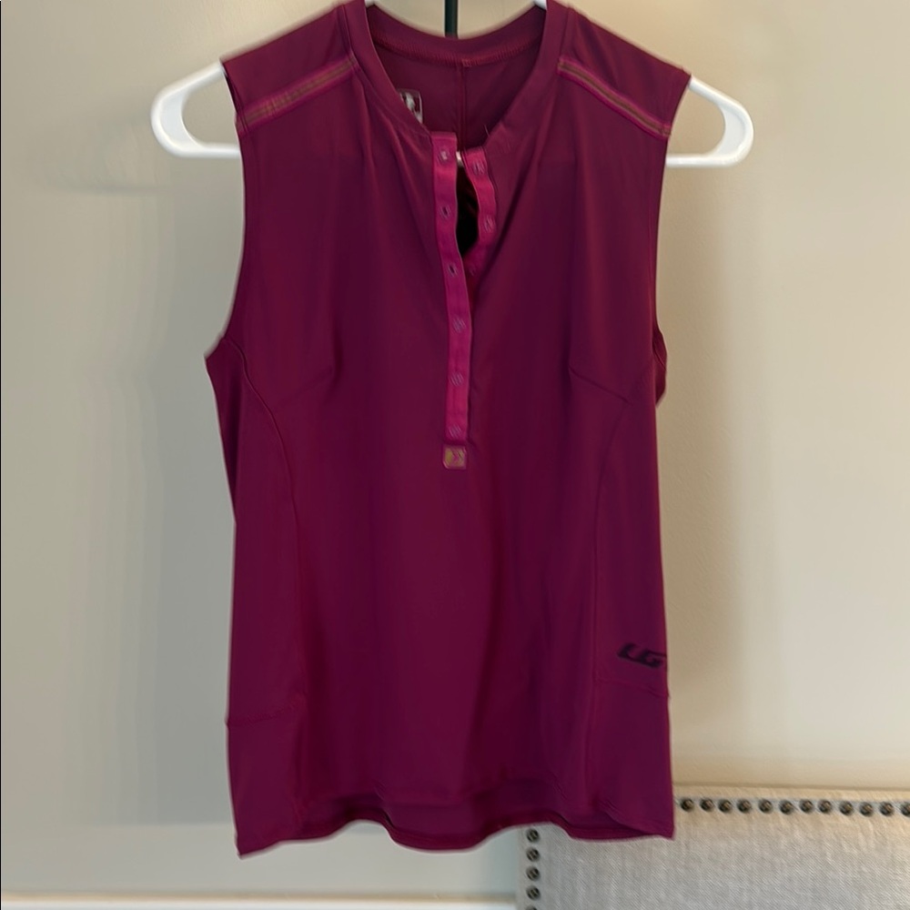 LG - Louis Garneau Biking Women's Sleeveless Top - Burgundy